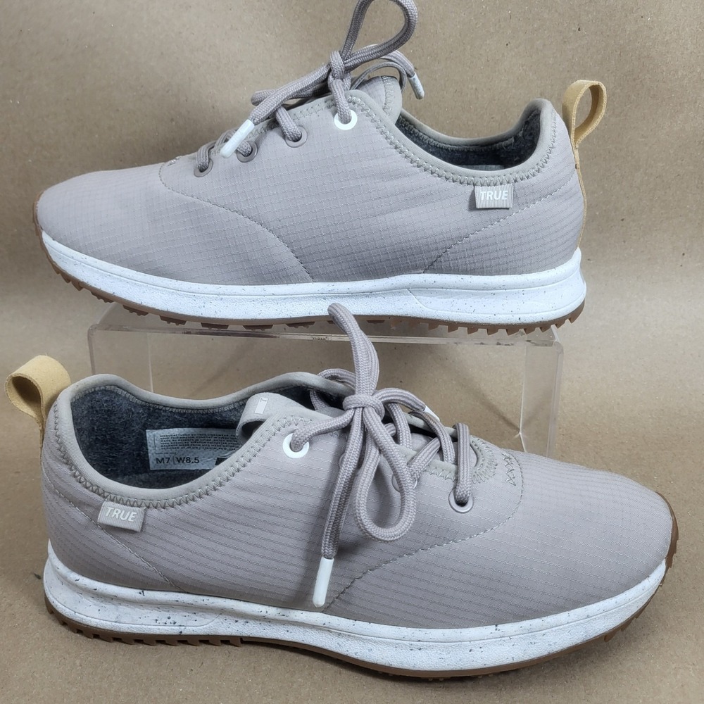 True Linkswear TKIII Ripstop Golf Shoes Mens 7 - Womens 8.5 Spikeless Gray